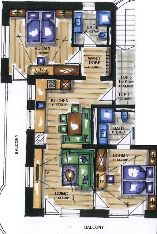 A Casa Aquamarin Apartment Solden Exterior photo